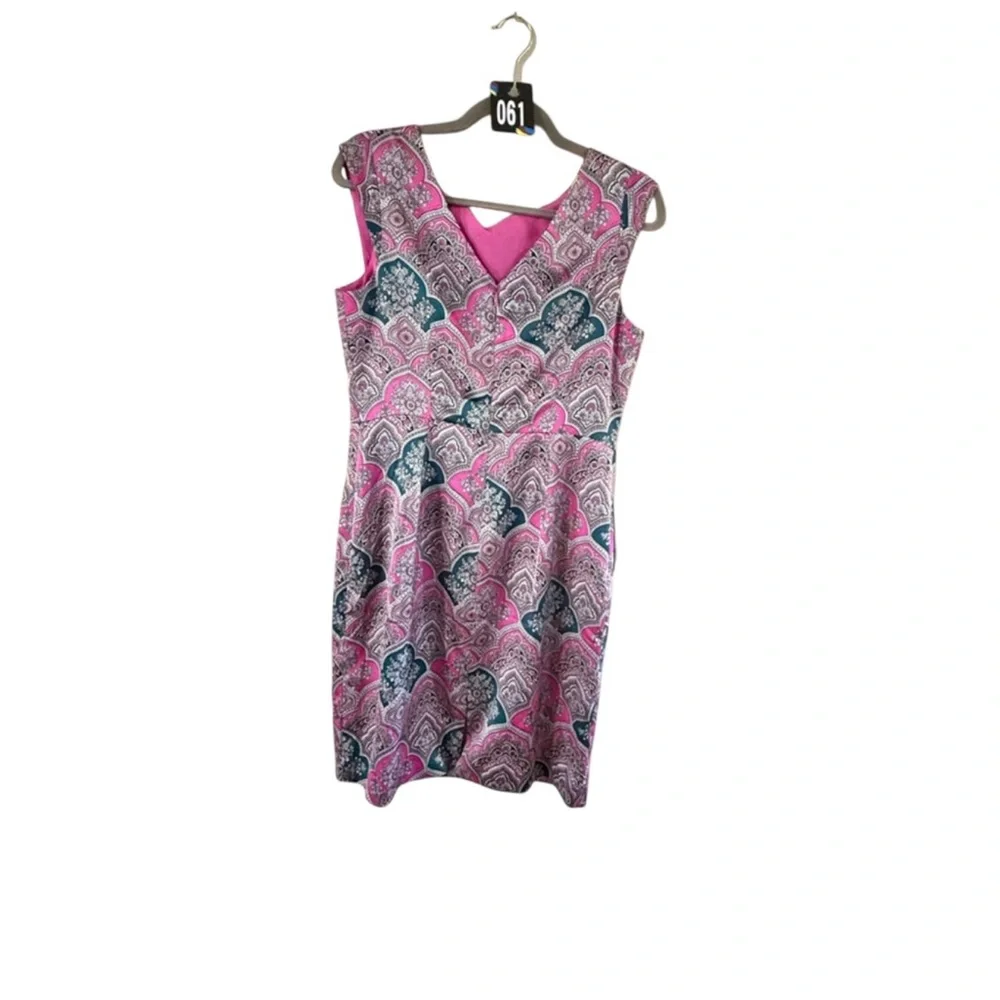 The Limited Pink and Gray Backless Dress